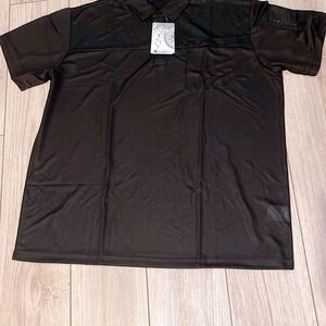 New Speed Your Run Black Men’s T Shirt Collared XXL